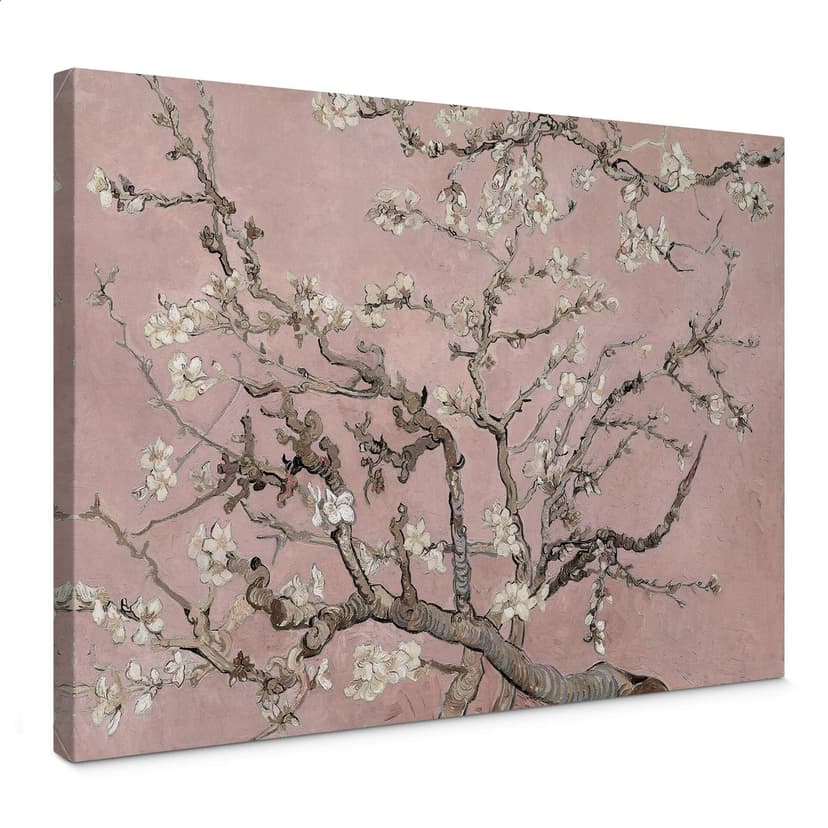 Lienzo van Gogh - Almendro en Flor Rosado