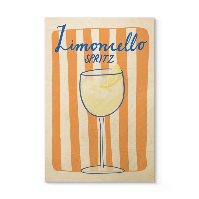 Cuadro de madera Limoncello Spritz - Fritsch