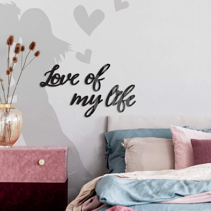 Decoración acrílica Amor de mi vida