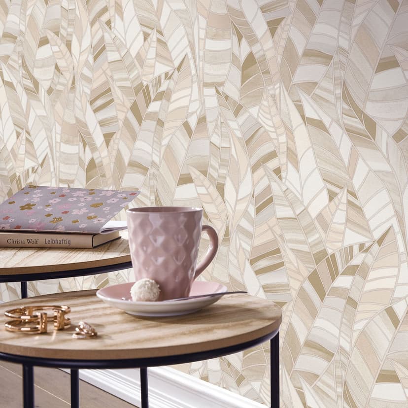 Papel pintado no tejido SERENADE Elle Decoration 4, beige