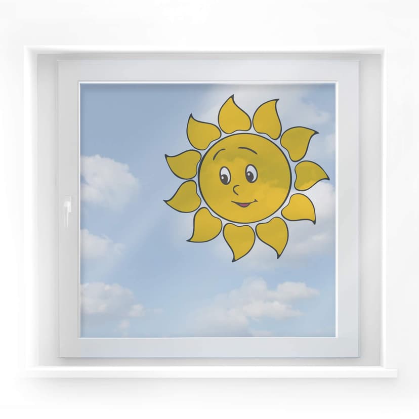 Cuadro de ventana amor sol