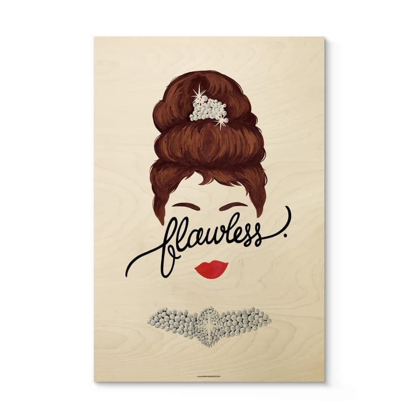 Cuadro de madera Tohmé - Flawless Audrey