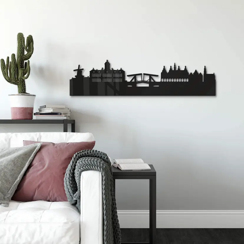 Decoración acrílica skyline Amsterdam