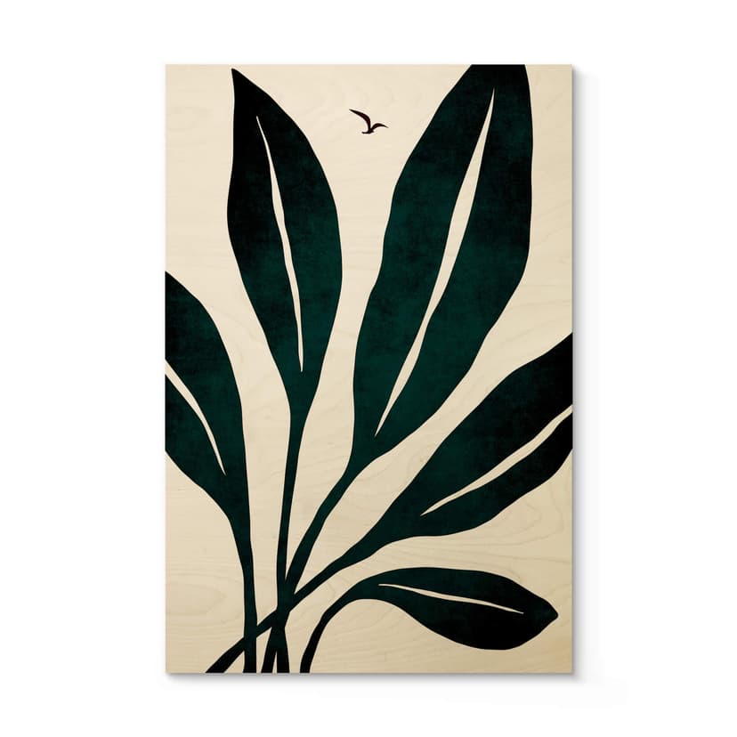 Cuadro de madera Kubistika - Planta Ofelia