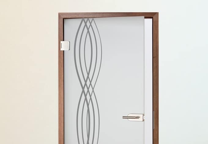Diseño de puerta wave 39x200 cm