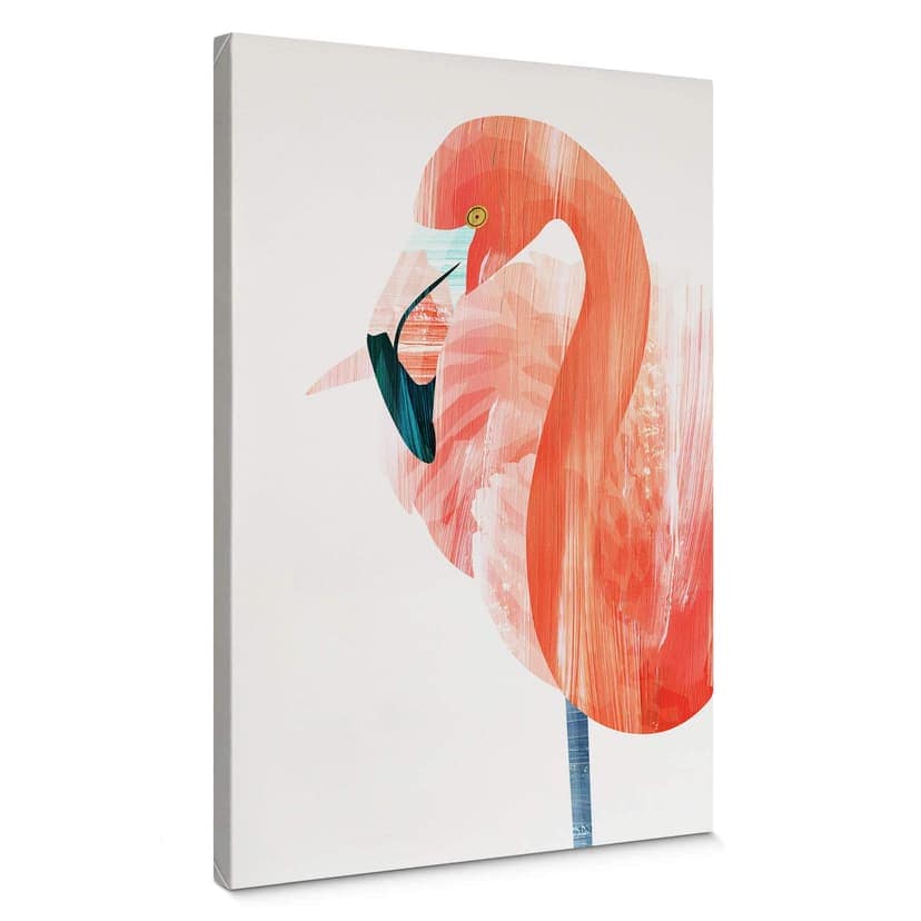 Lienzo Goed Blauw - Flamenco rosa