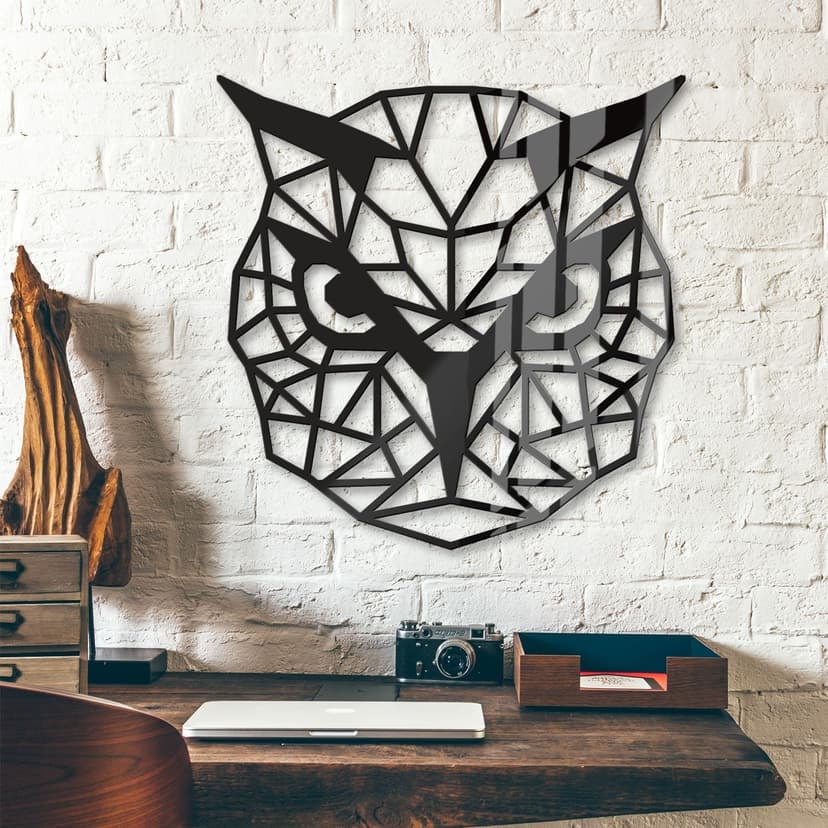 Decoración acrílica Búho de origami
