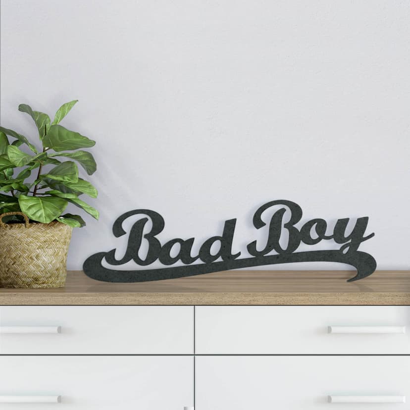 Letras de madera MDF Bad Boy