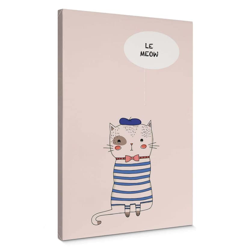 Lienzo Kubistika - Le Meow