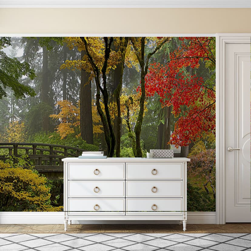 Fotomural Jardín japonés - 528x260 cm