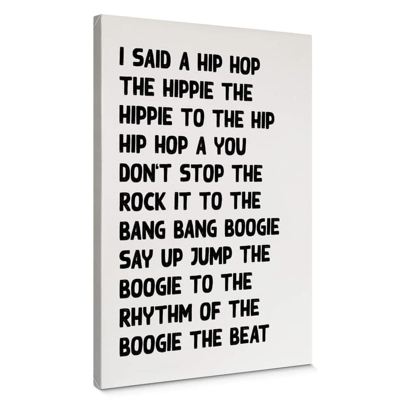 Lienzo dije un hip hop