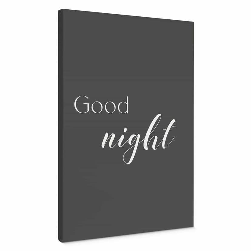Lienzo Buenas noches