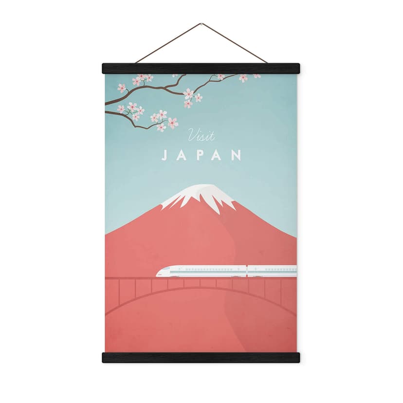 Póster de tela Rivers - Japón