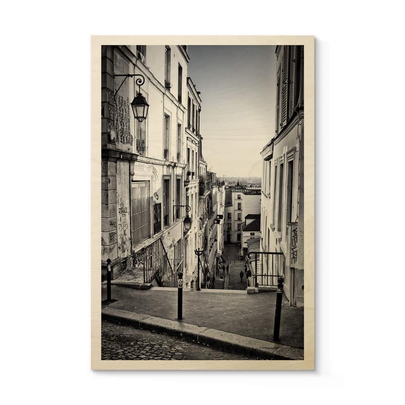 Cuadro de madera Montmartre