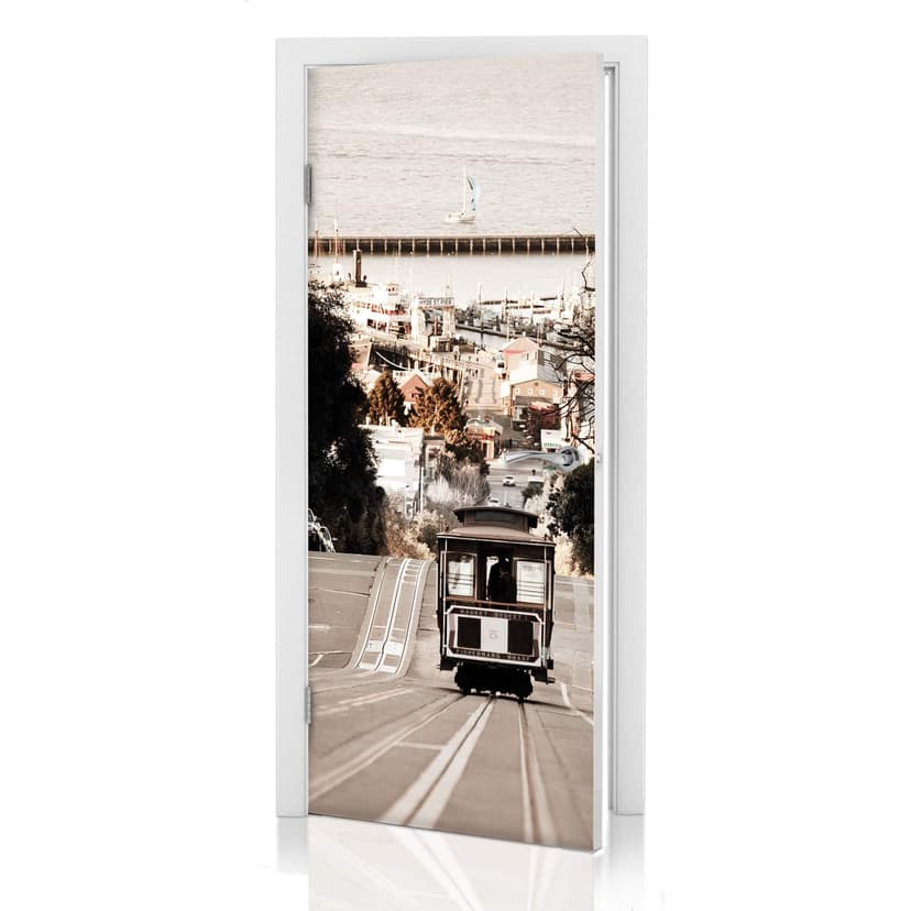 Puerta de diseño Teleférico 91x200 cm
