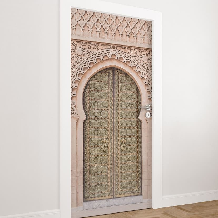 Vinilo para puerta Moroccan Door - Sisi & Seb - Decoración autoadhesiva para puertas