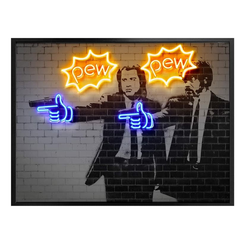 Póster Mielu - Pew Pew