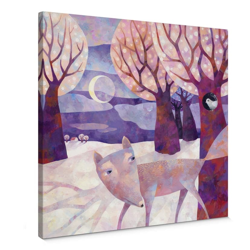Lienzo Blanz - Bosque de invierno