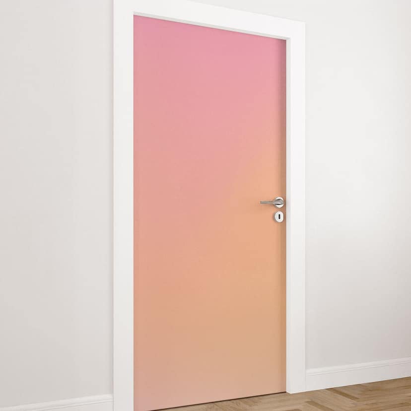 Vinilo Ombre helado frambuesa - decoración autoadhesiva para puertas