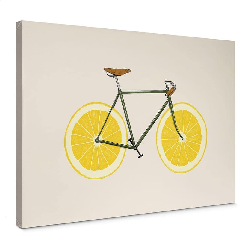 Lienzo bicicleta con limón - Bodart
