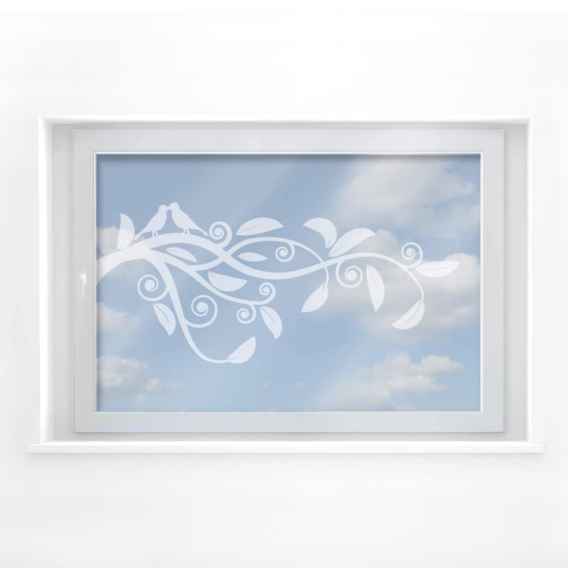 Decoración para ventanas Birds Garden