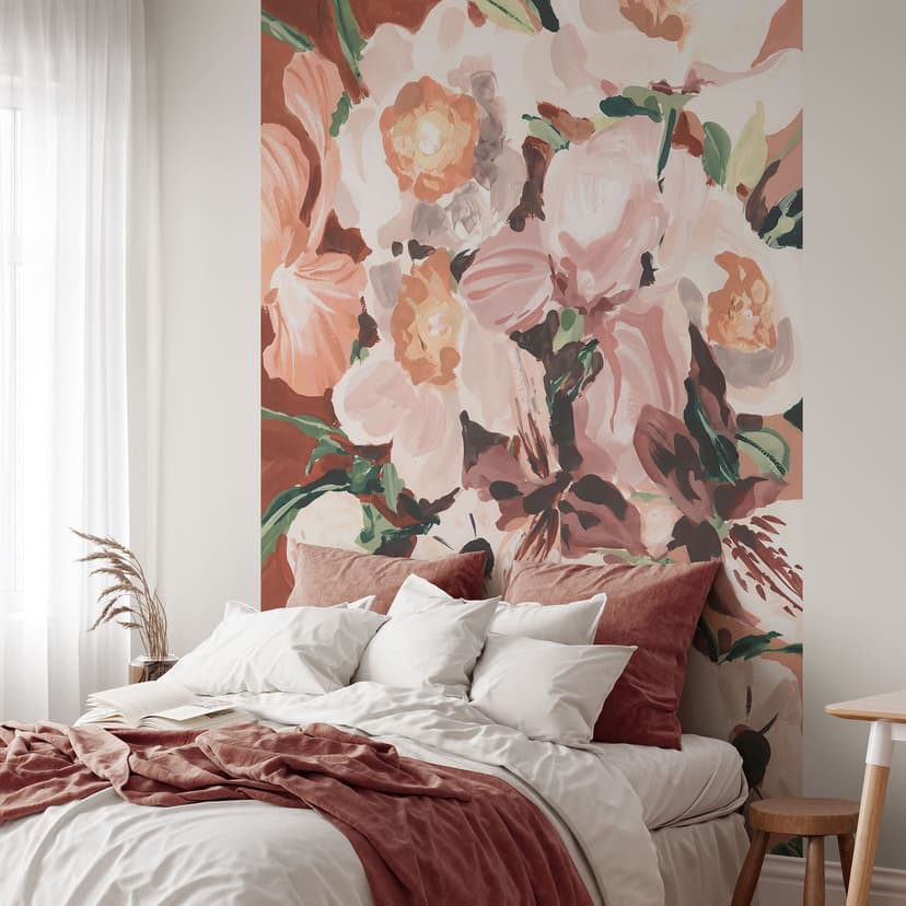 Papel pintado Flor de orquídea - Papel pintado floral - Zwara
