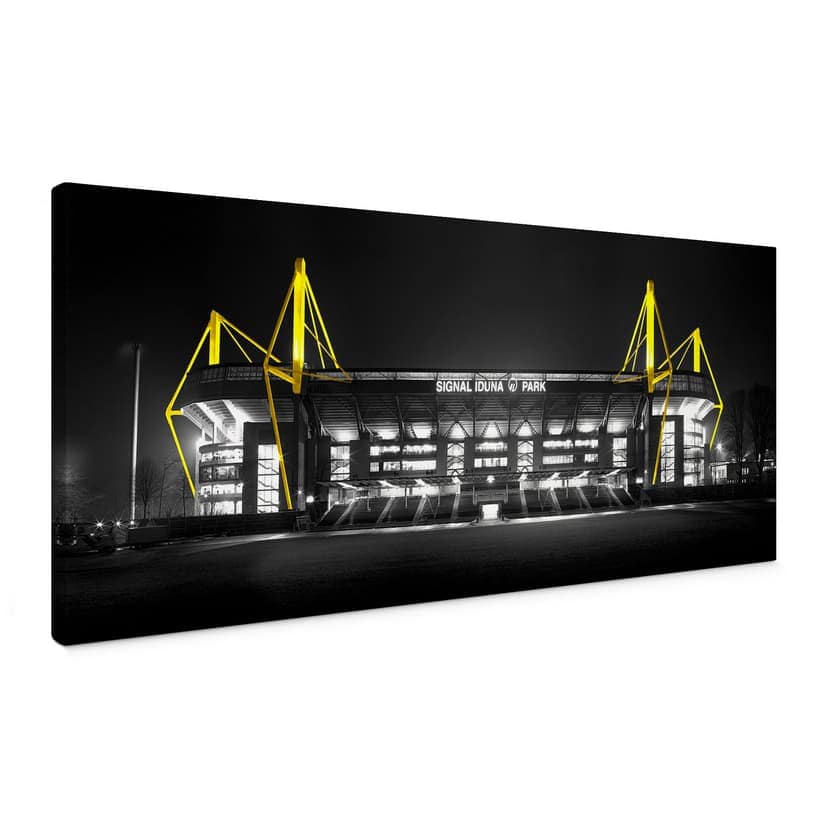 Lienzo estadio en Dortmund - Gris