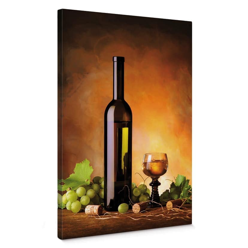 Lienzo vino blanco