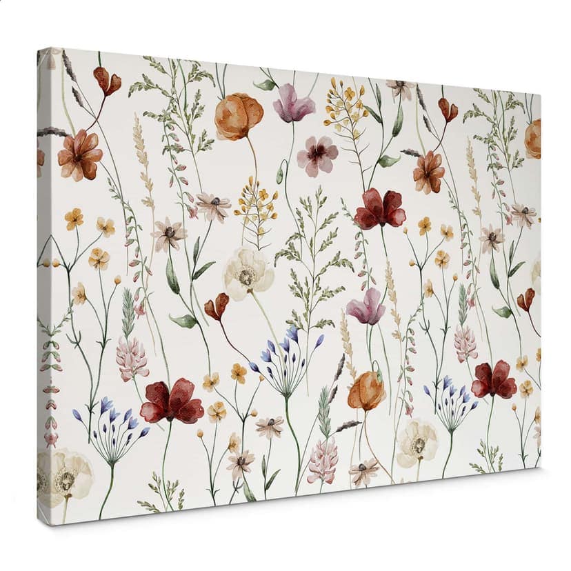 Cuadro lienzo Flores silvestres de colores - UN Designs