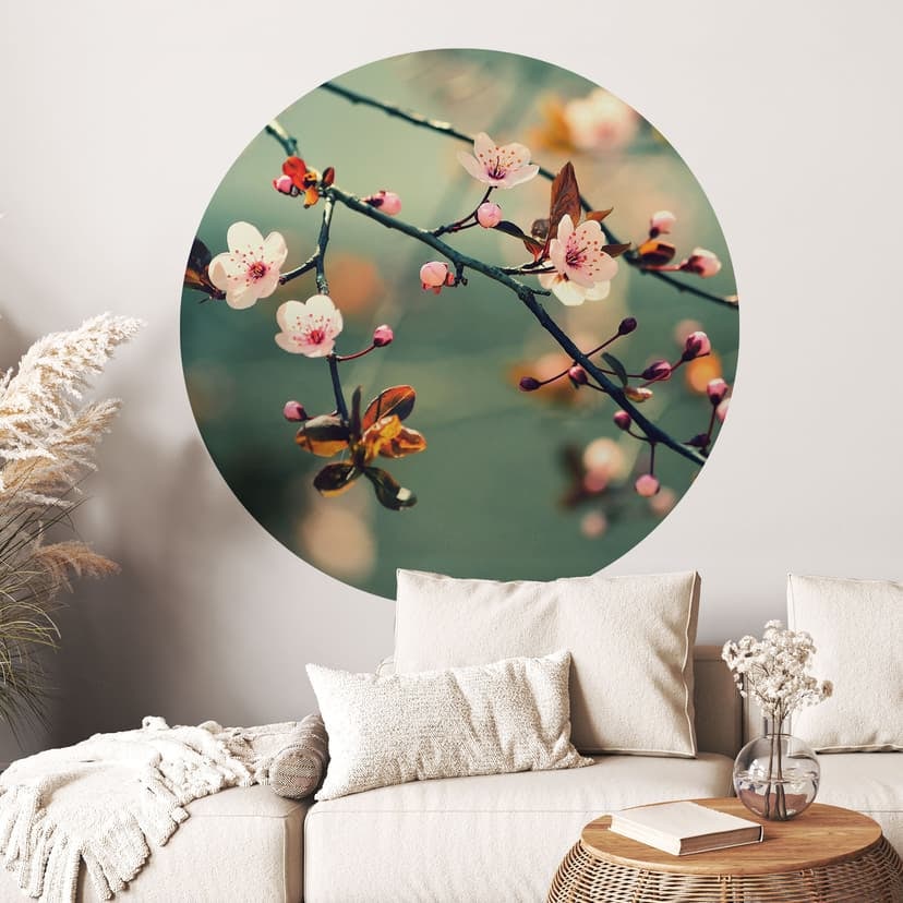Vinilo decorativo Despertar de la primavera - Redondo