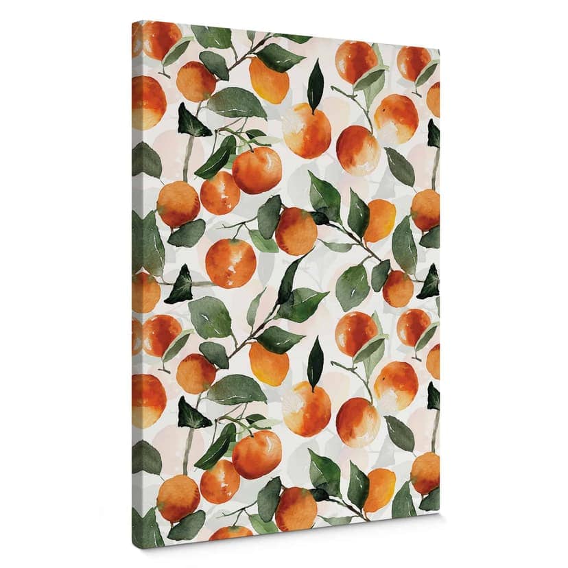 Lienzo Mandarinas afrutadas - UN Designs