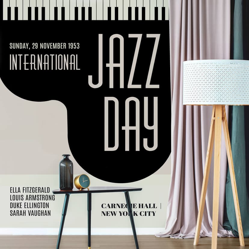 Fotomural Kubistika - Día del Jazz