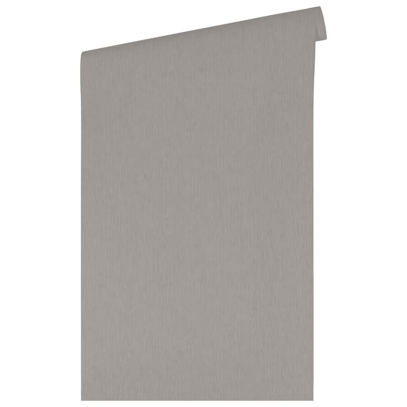 Papel pintado Versace Home de diseño de lujo liso gris plata monocromo uni