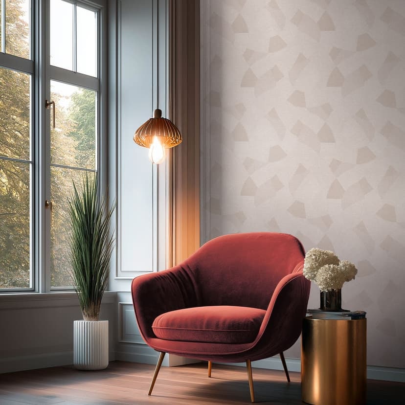 Papel pintado no tejido formas geométricas papel pintado blanco gris papel pintado geométrico