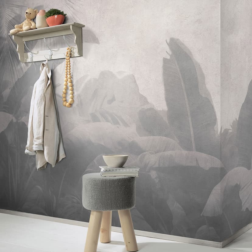 Papel pintado paisaje Big Pictures gris 4,50 x 2,70 m