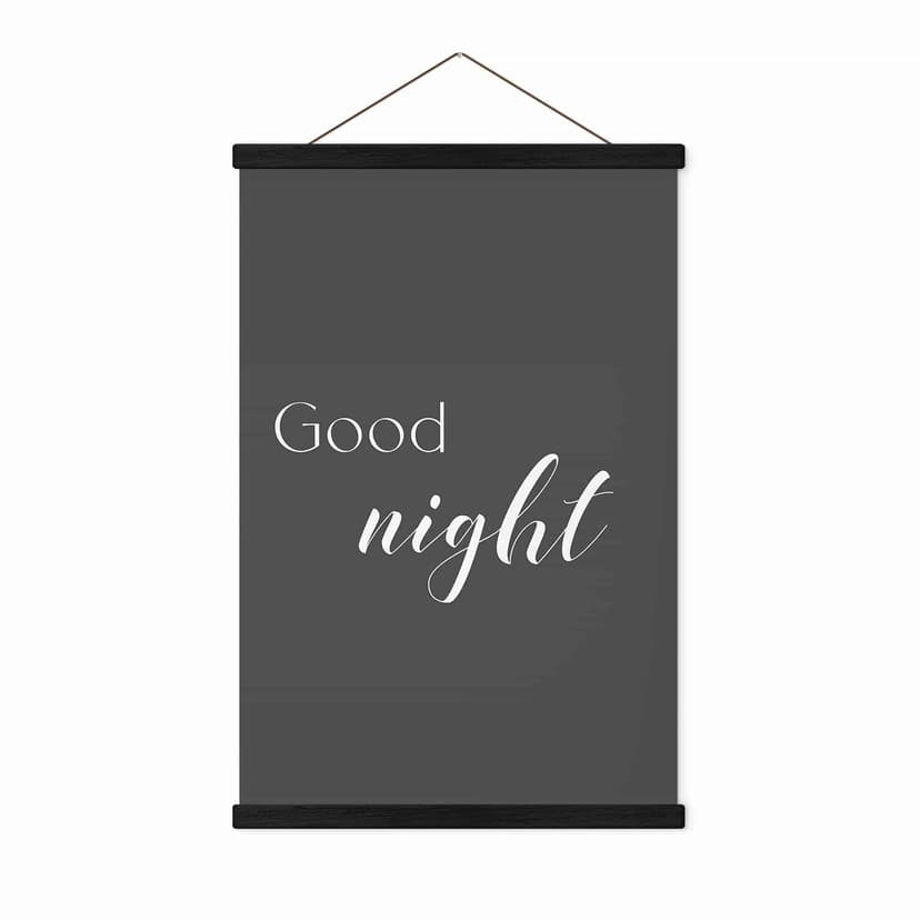 Póster de tela Buenas noches