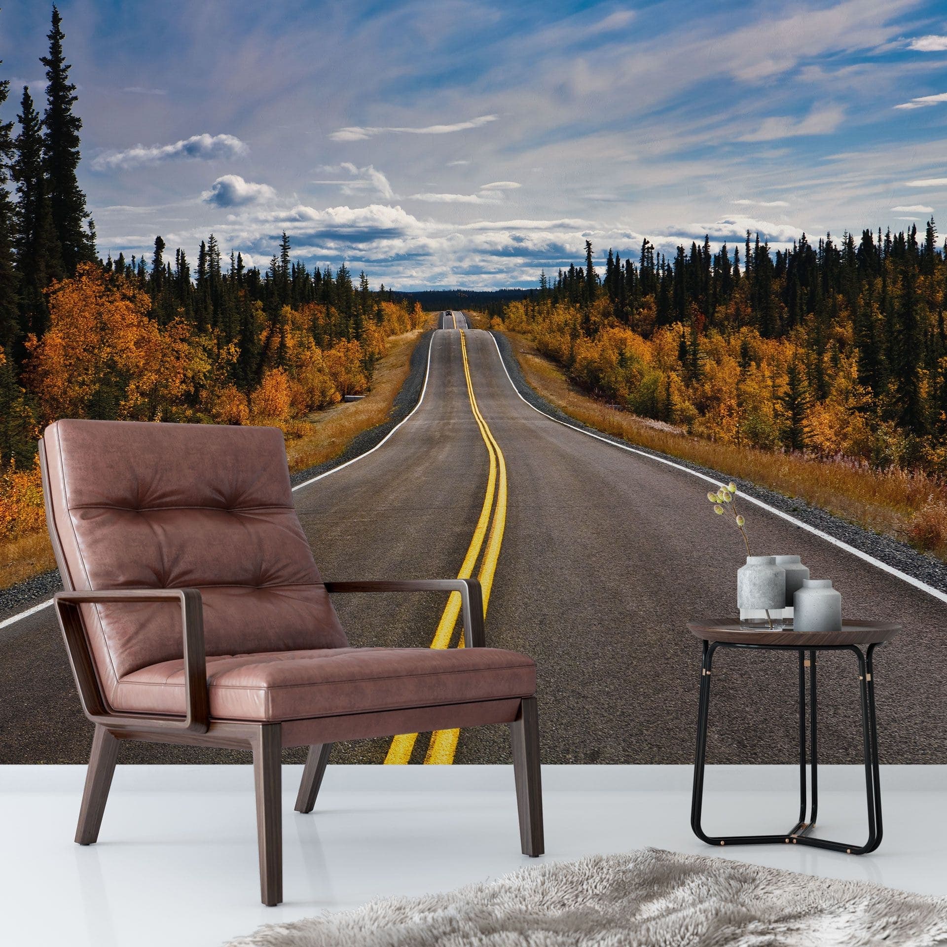 Fotomural de carretera - 288x260 cm