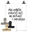 Póster -Un adulto creativo