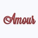 Letras de madera MDF Amour