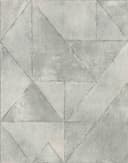 Papel pintado motivo Fotomurale aspecto hormigón con superficies geométricas en gris claro 2,7 x 2,12 m