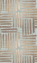 Fotomurale Graphic stripe pattern in beige and sage green Modern 2.7 x 1.59 m