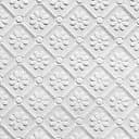 Anaglypta® Amber Papel pintado vinílico texturado de lujo, pintable, blanco