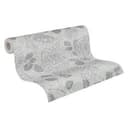 Papel pintado Floral Gris Plata - Papel pintado no tejido A.S. Création