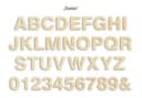 Letras de madera 30 cm altura letra