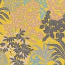 Papel pintado Jungla amarillo, negro - papel pintado tejido-no tejido hojas plantas diseño moderno papel pintado