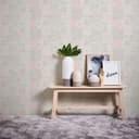 Papel pintado Floral gris rojizo - papel pintado no tejido Casa de campo A.S. Création - mate y ligeramente texturado