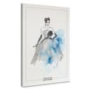 Cuadro lienzo Audrey en azul - Colección Guido Maria Kretschmer - 40x60 cm