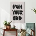 Lienzo Own your odd