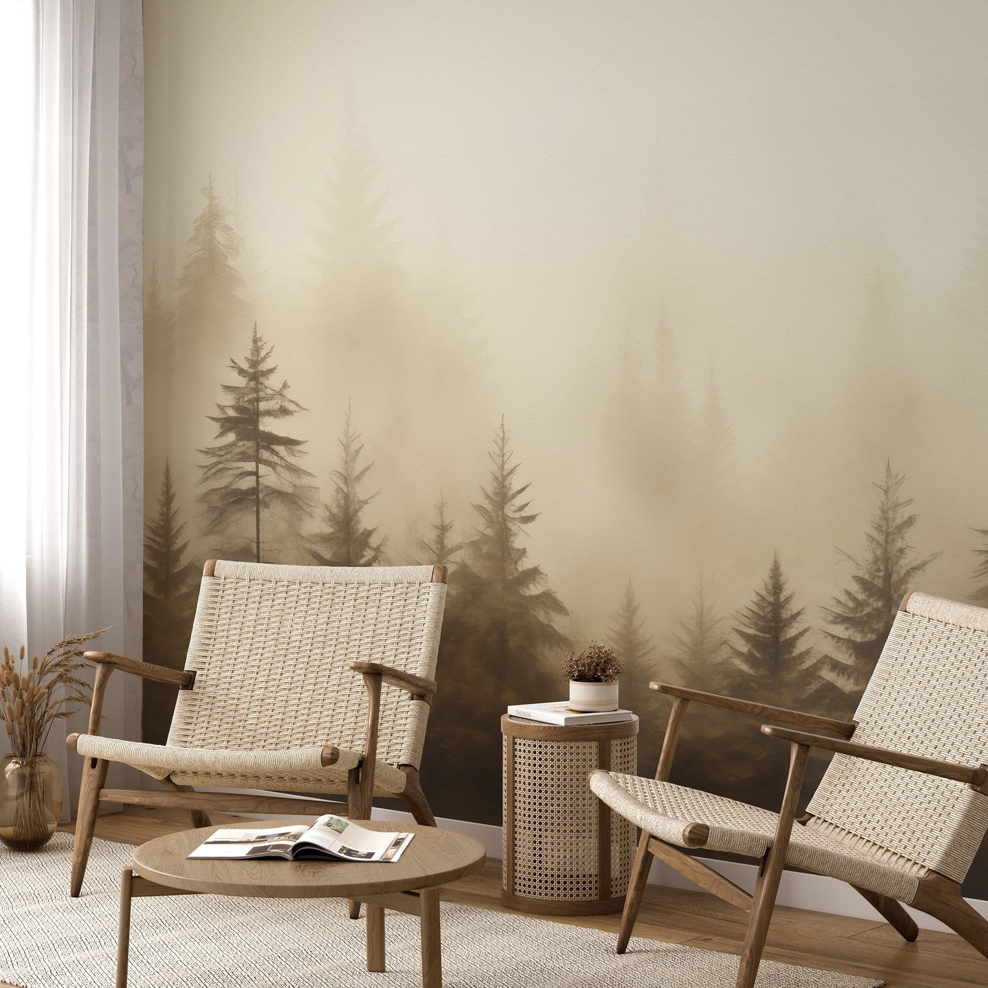 Papel pintado paisaje Big Pictures beige 4,50 x 2,70 m