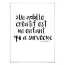 Póster -Un adulto creativo